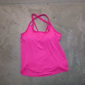 Athleta Tank Top Hot Pink Size M